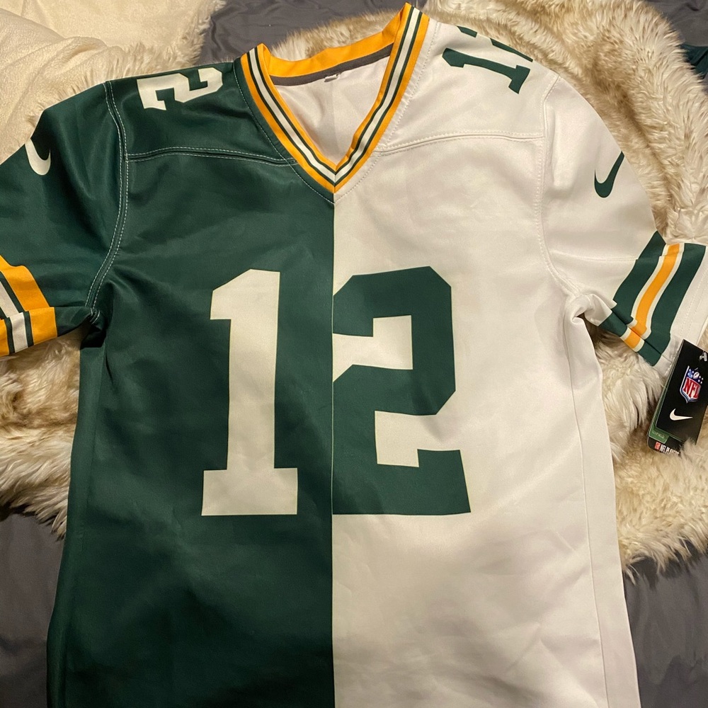 Green Bay packers #12 jersey - two tone